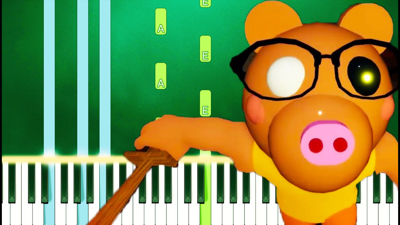Piggy ROBLOX - Pony (Piano Tutorial Easy)