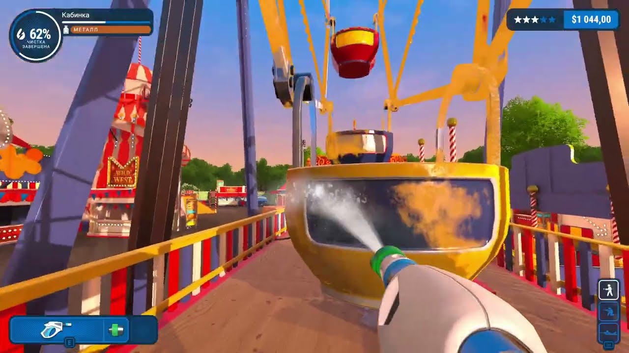Колесо обозрения (часть 2 ) -  PowerWash Simulator #30