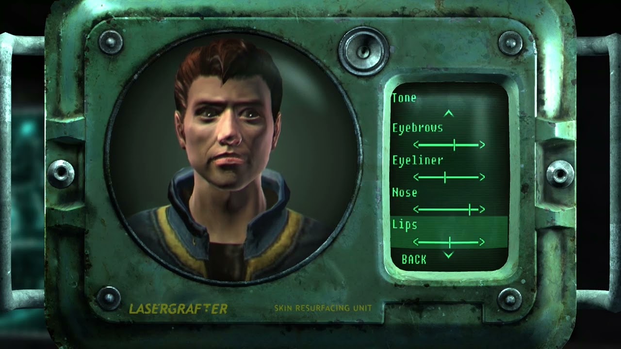 How to make an attractive male on fallout new vegas