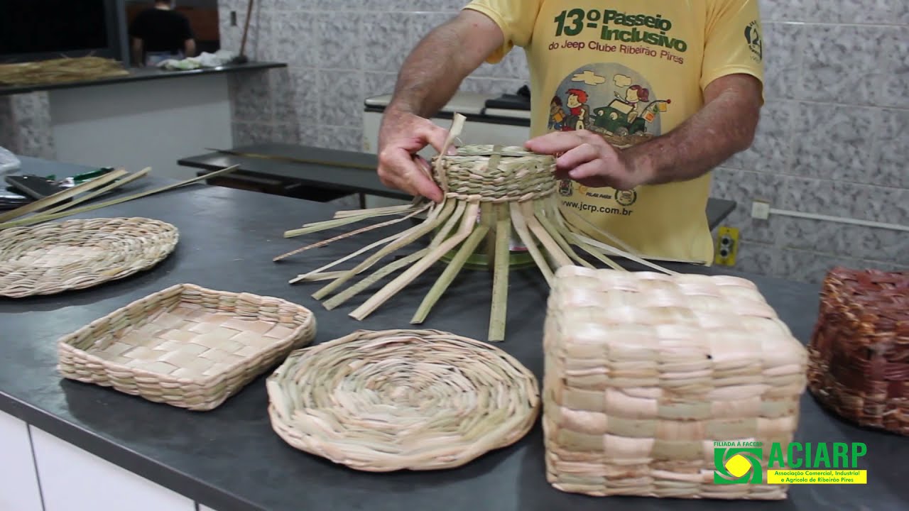 Núcleo de Turismo ACIARP - Curso Artesanato em Taboa
