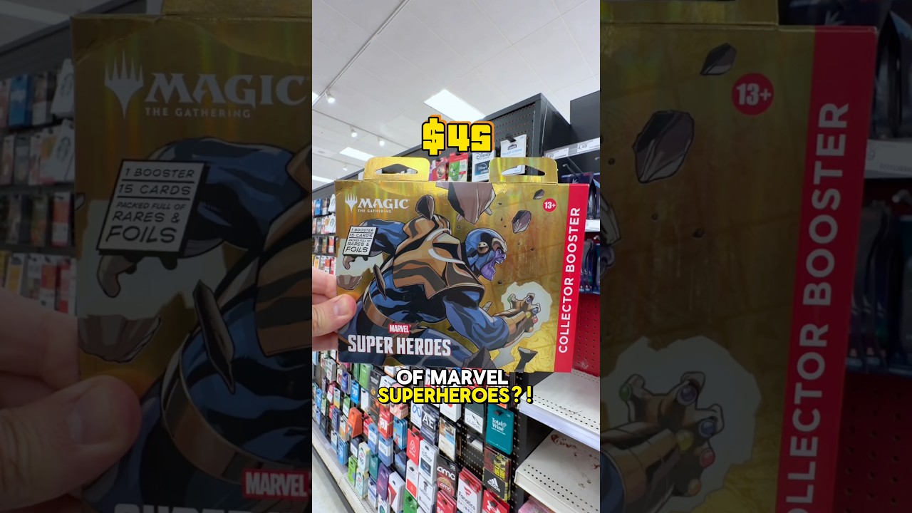 What&rsquo;s Inside Magic The Gathering x Marvel Super Heroes Collector Pack IN TARGET? 😯📈