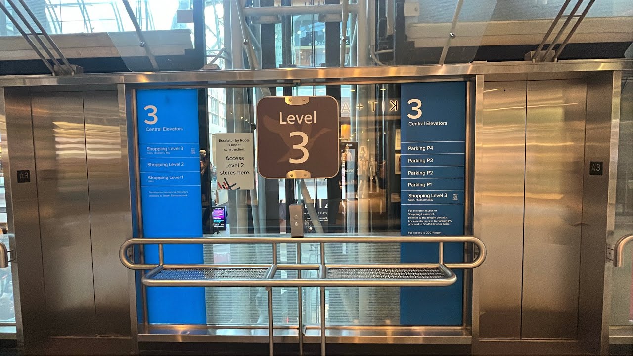 Modernized Otis Elevators at Toronto Eaton Centre