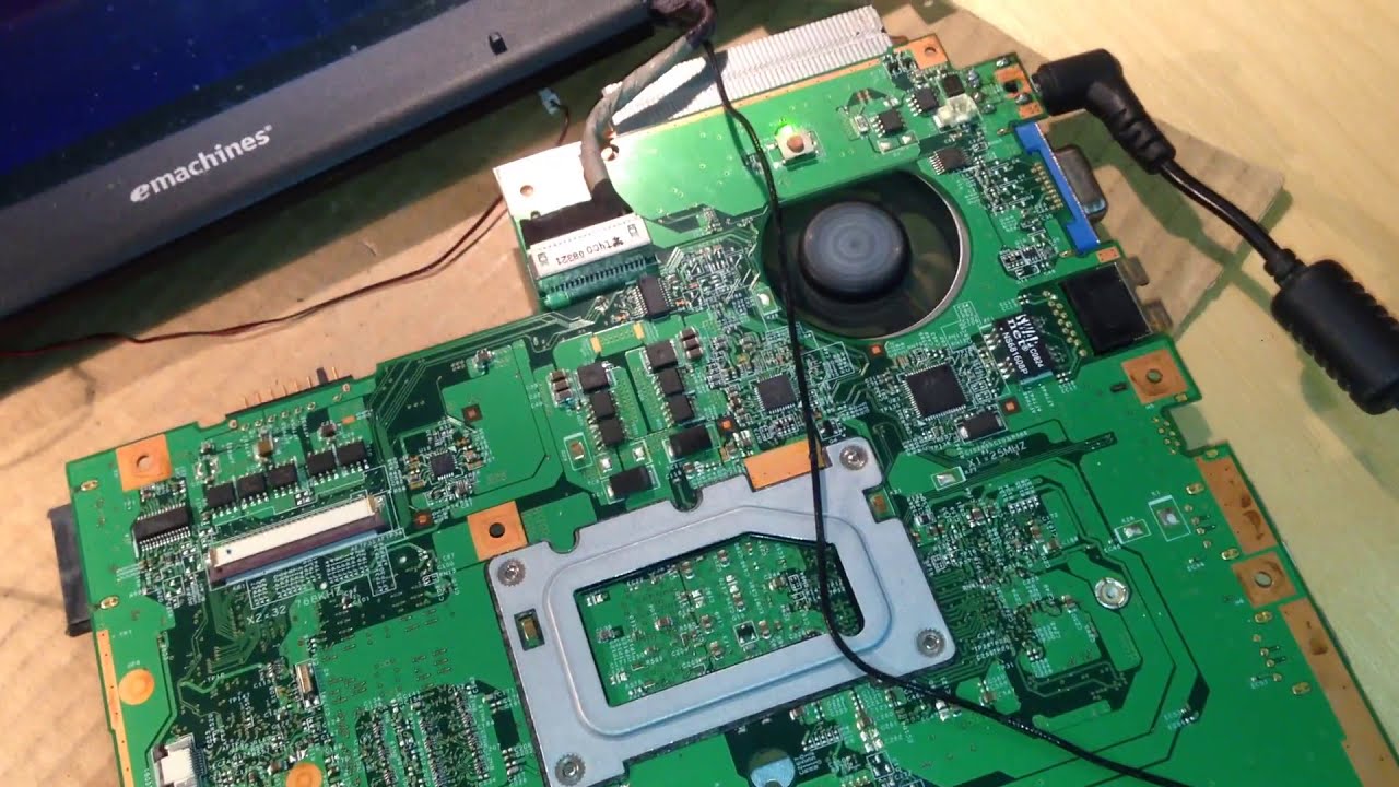 Нубук DELL D620 - не включается, диагностика прогреванием