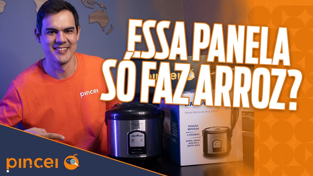 Panela El&eacute;trica de Arroz Brit&acirc;nia Vale a Pena? S&oacute; faz arroz?