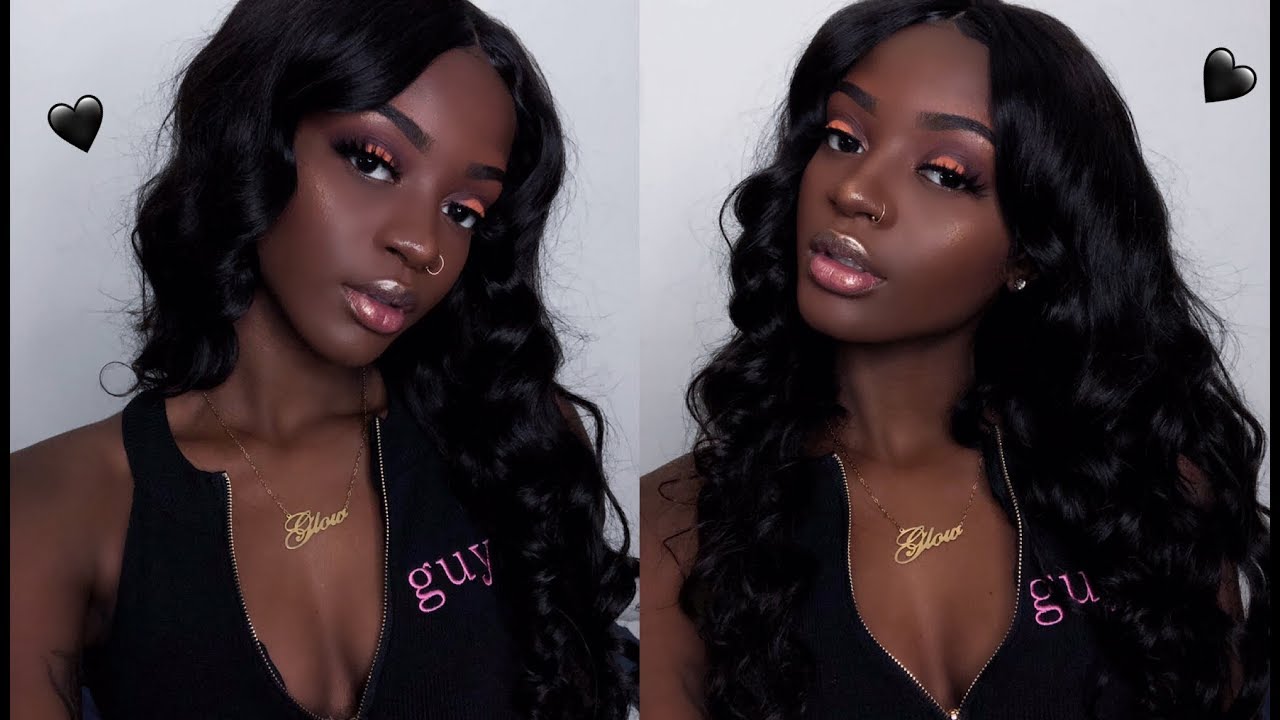 Instagram baddie makeup + hair tutorial | Unice hair
