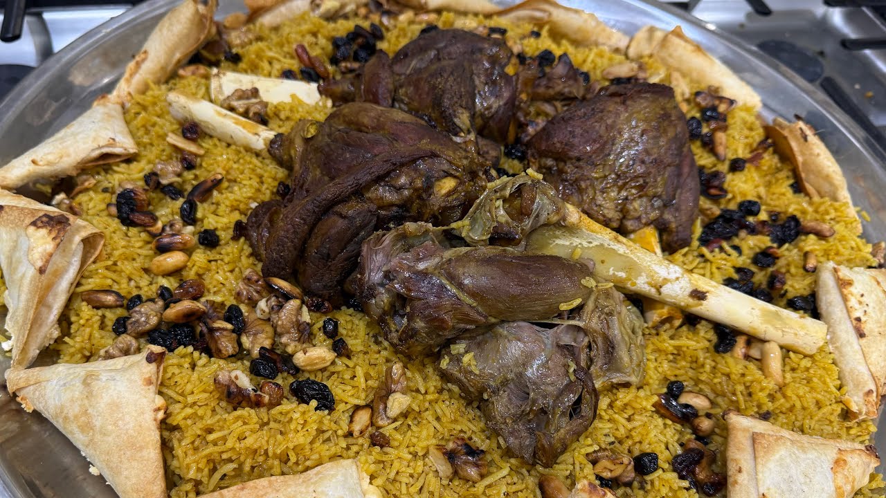 كبسة لحم بحلة الضغط وبطريقة الحله الواحده بطريقه سهله وخطيره👌👌👌