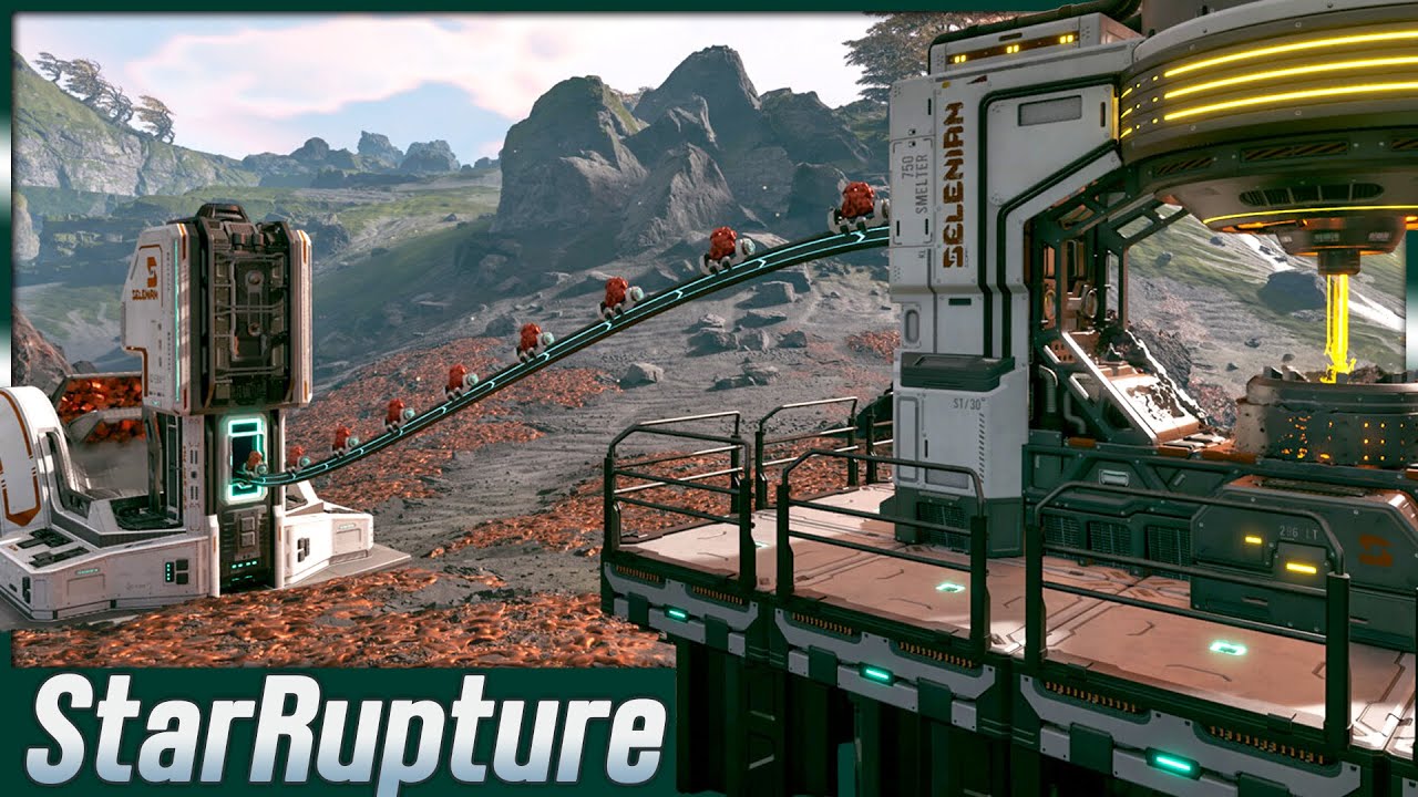 SR ► Bergbau, Industrie, Schienen | StarRupture Basenbau Survival [s1e1]