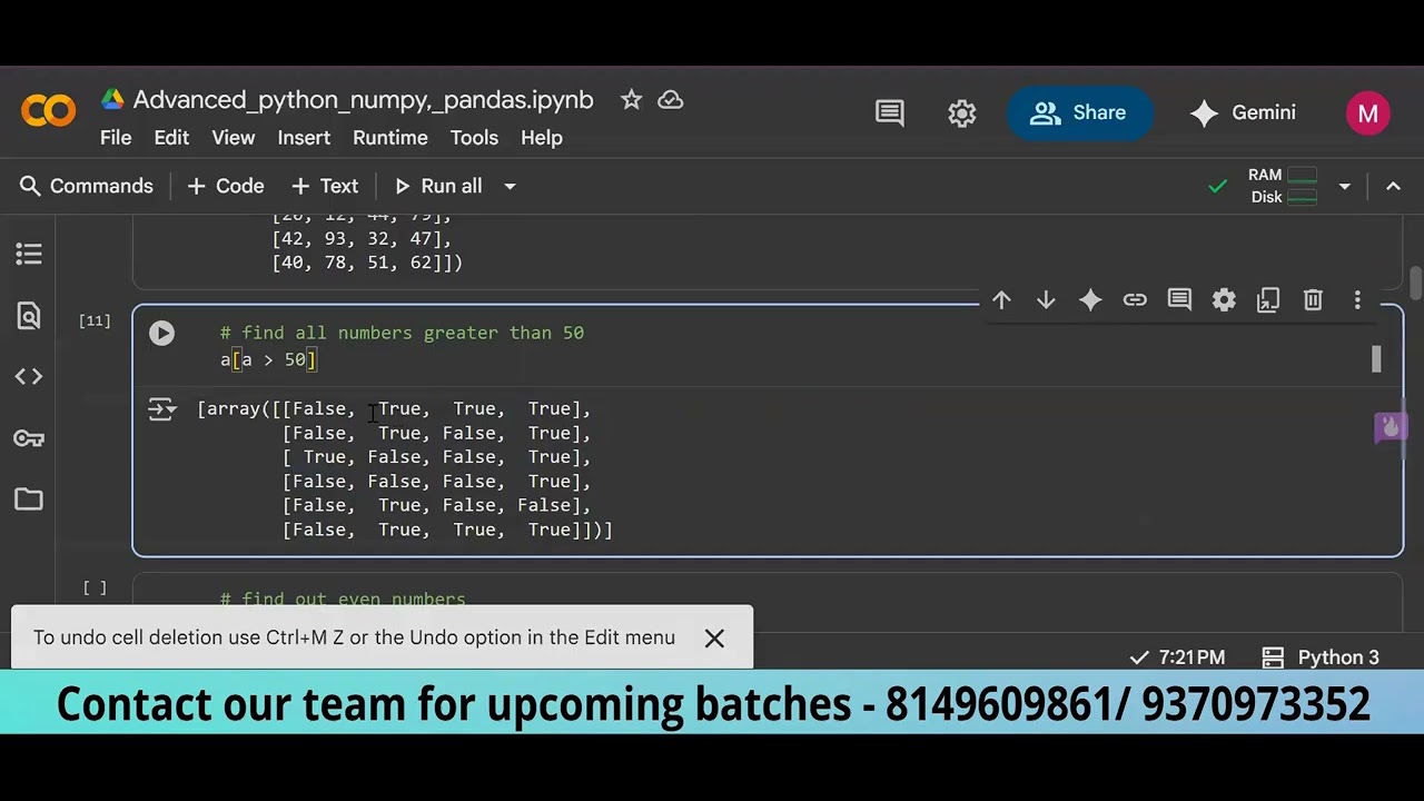 NumPy Tutorial for Beginners (Part 2) | Python for Data Analytics & Data Science