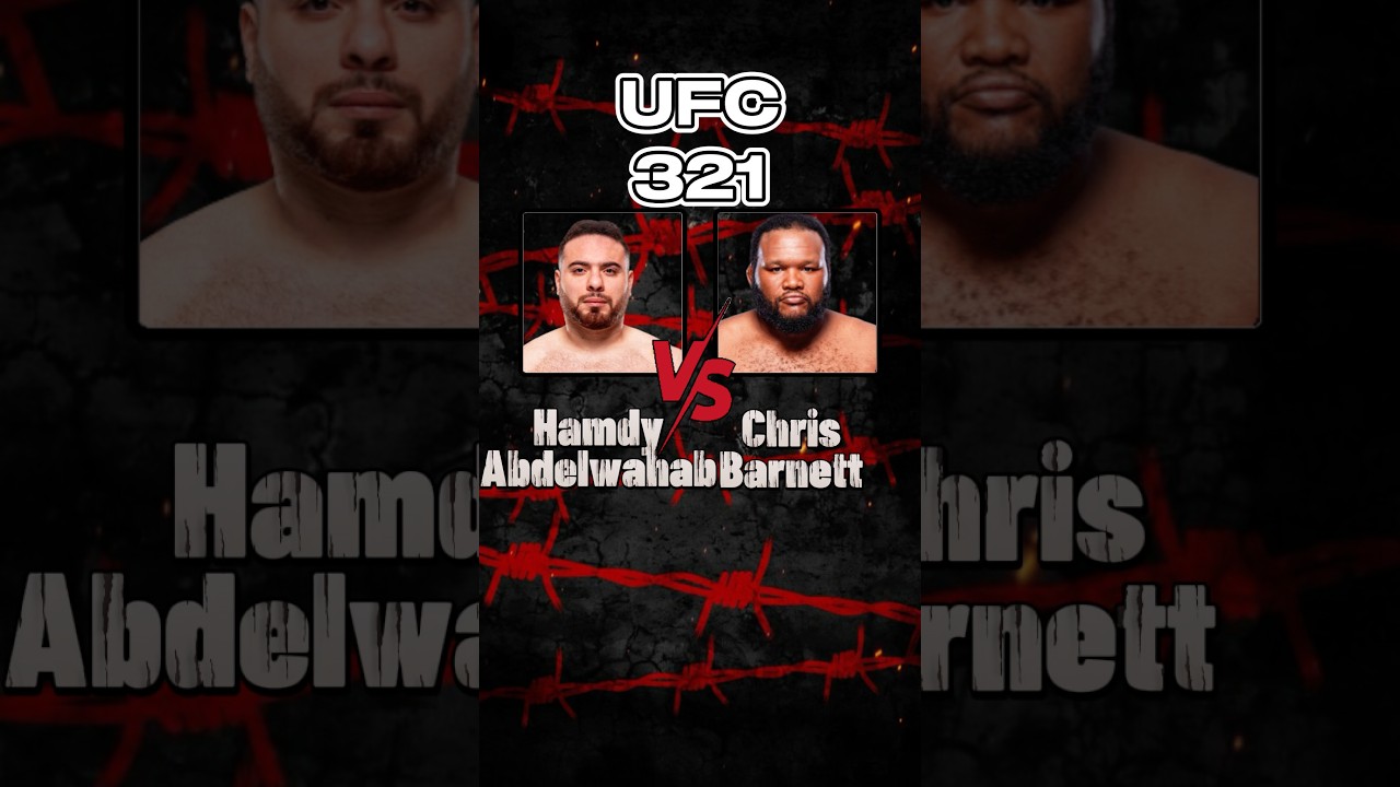 Hamdy Abdelwahab vs Chris Barnett Prediction📊 #UFC321 #UFCPredictions #UFCFightNight #UFCLocks #mma