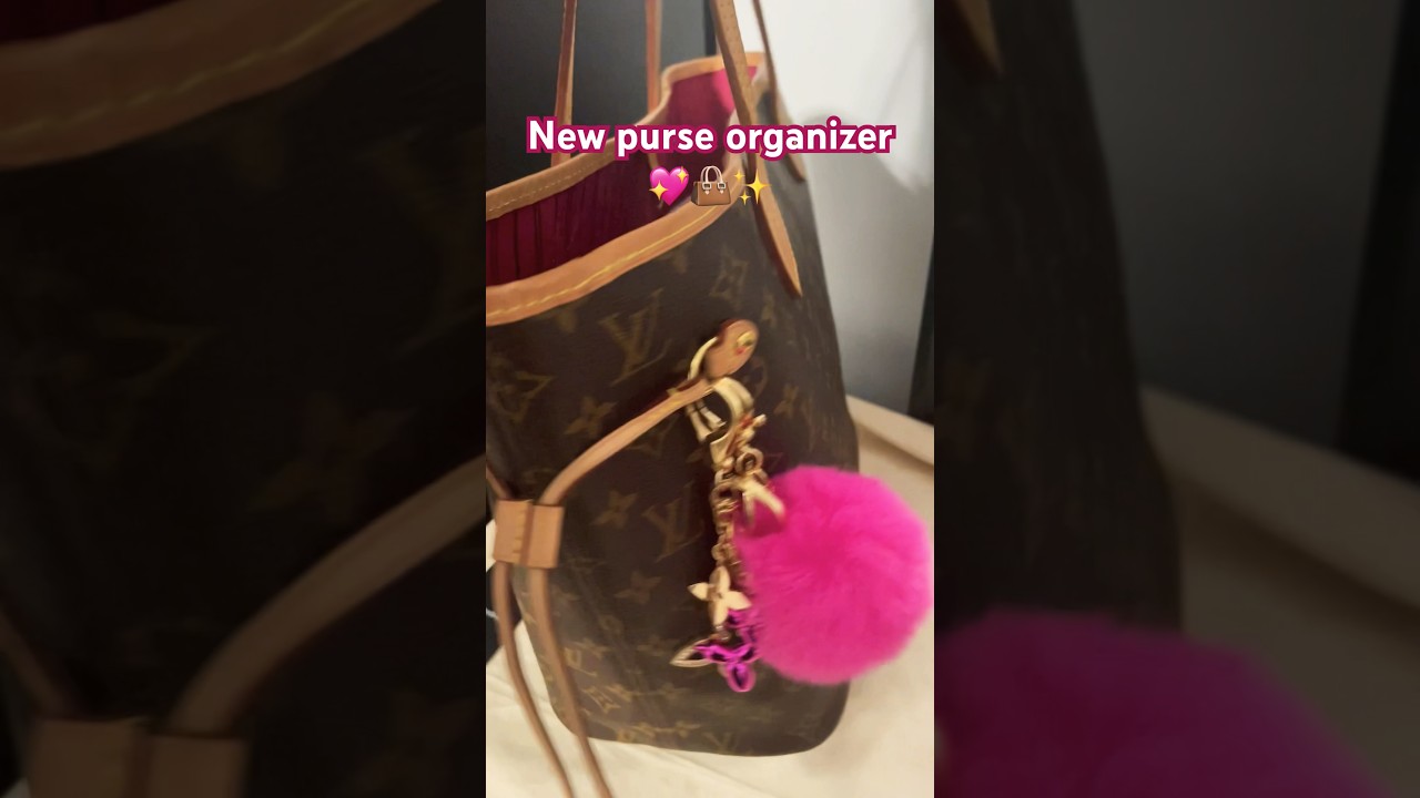 LOUIS VUITTON NEVERFULL MM PURSE ORGANIZER #shorts #shortsviral #louisvuitton #purses #neverfull