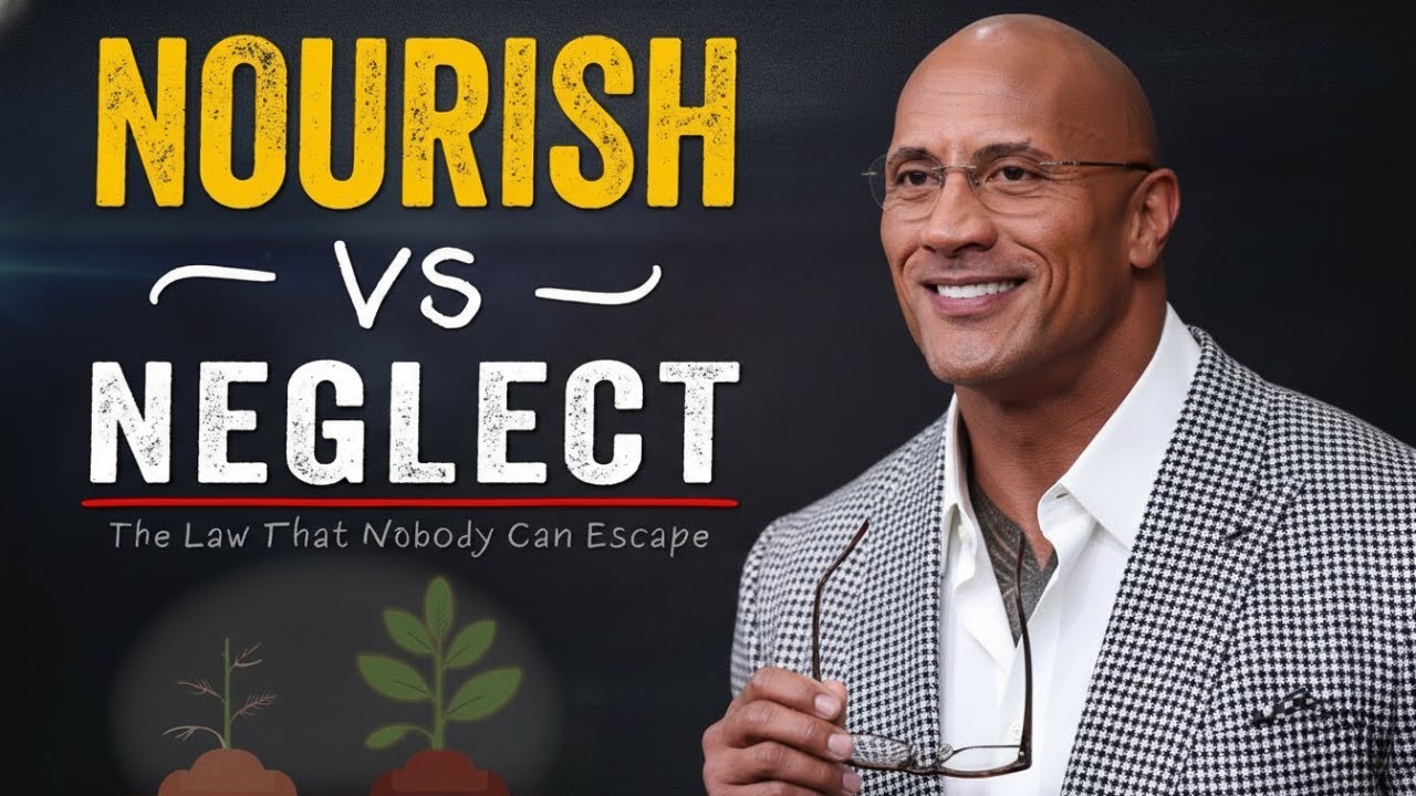 Nourish vs Neglect | The Law Nobody Can Escape | Dwayne Johnson Motivational Speech (Life Changing)