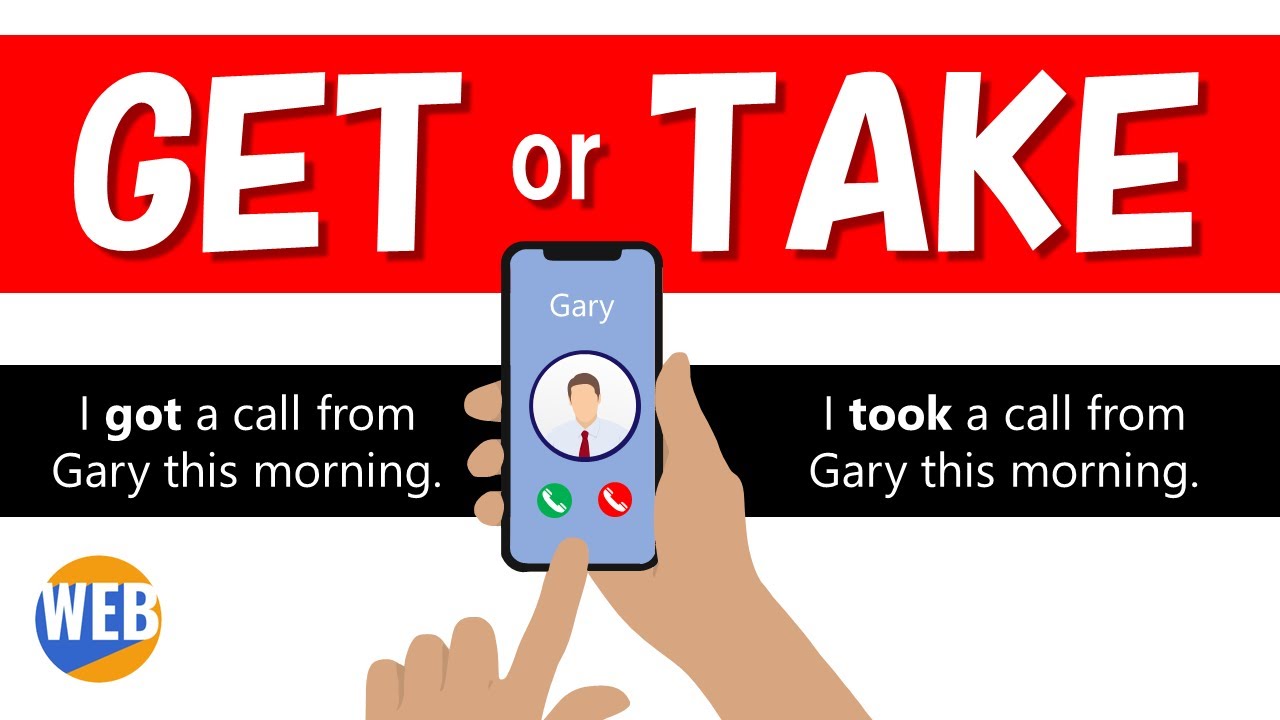 💬The difference between GET and TAKE (🤔Confusing English)