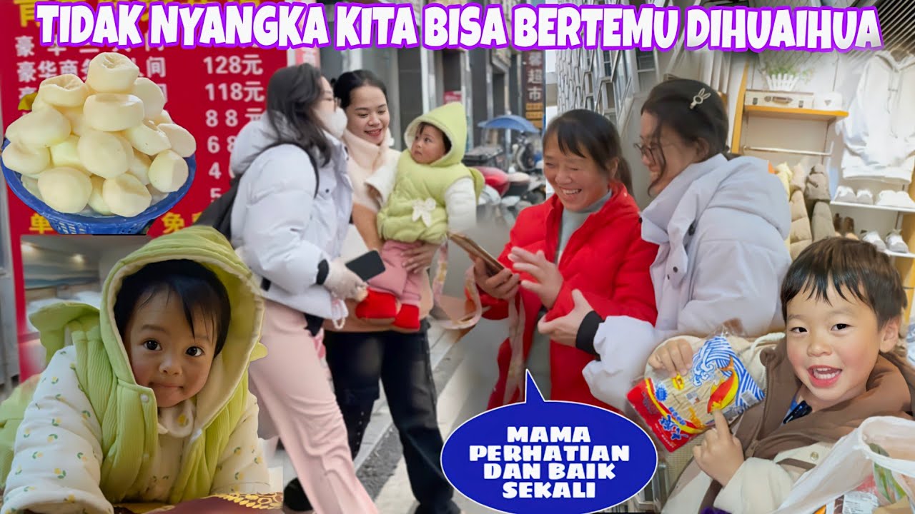 SETELAH SATU TAHUN LEBIH AKHIRNYA KITA BERTEMU LAGI, ABIL SENANG DAPAT OLEH OLEH DARI INDONESIA