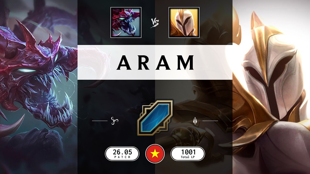 ARAM Match: Cho'Gath vs Kayle - VN server Patch 26.05