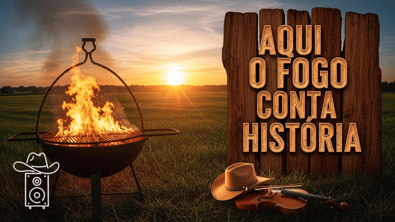 🌾 CHURRASCO NA BRASA: O Som da Fazenda 🌾