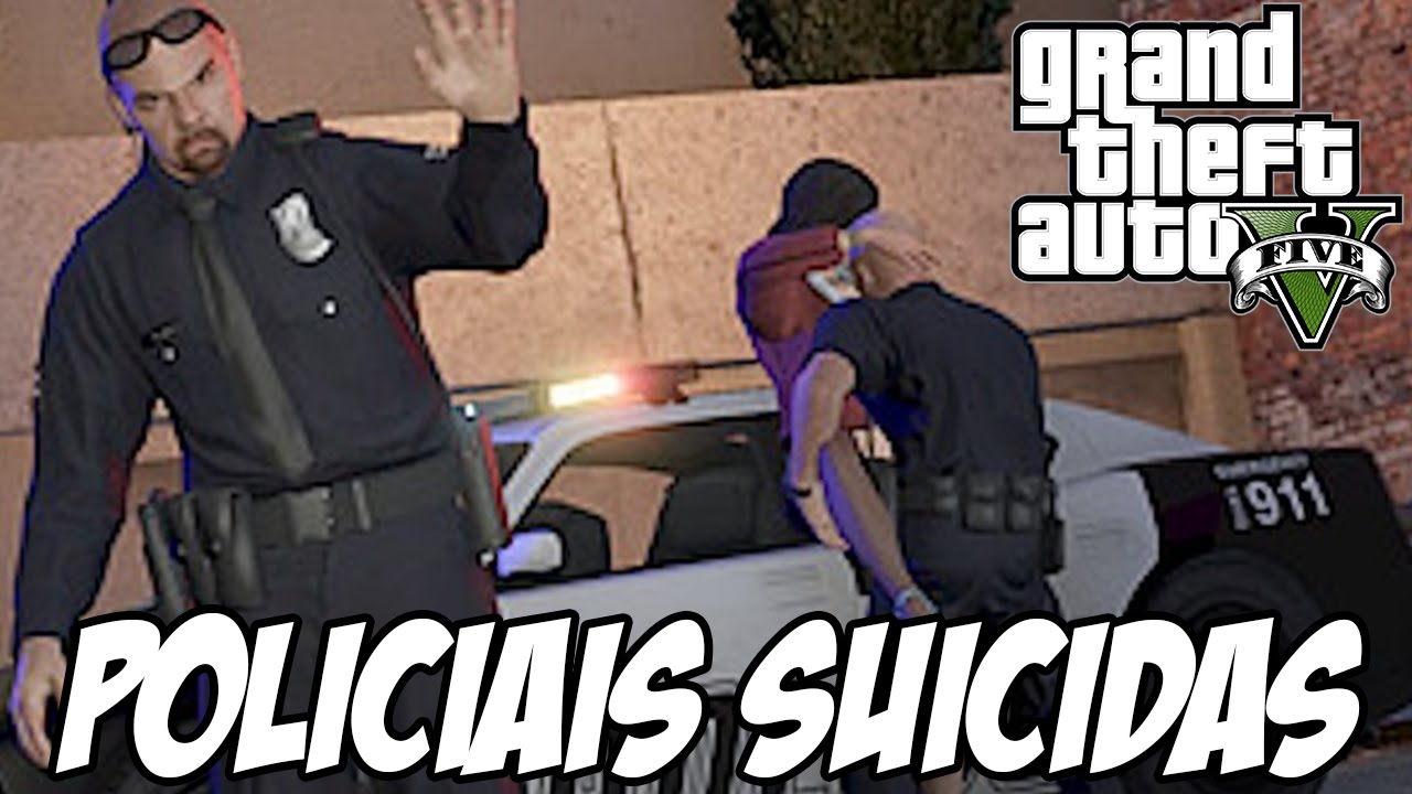 GTA V - Os Policiais SUICIDAS BUG NO NAVIO MUITO ENGRAÇADO