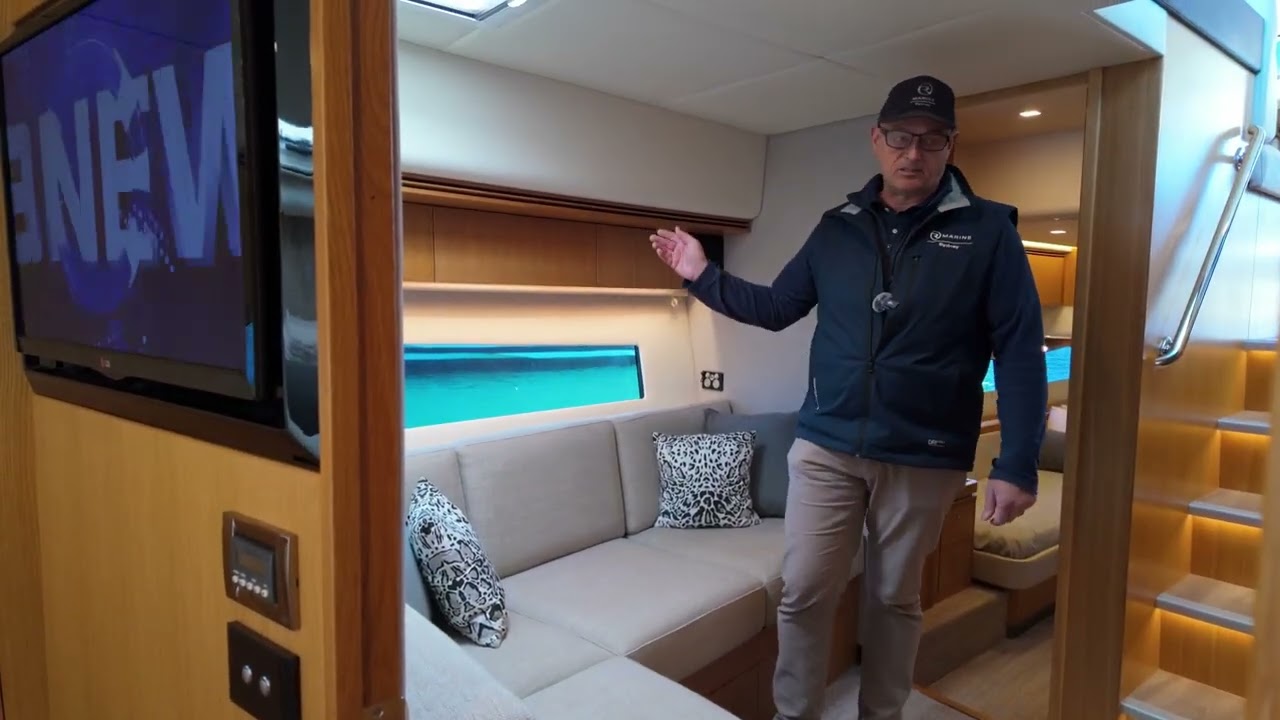 Take a tour of the Riviera 4800 Sport Yacht with Martin Rose