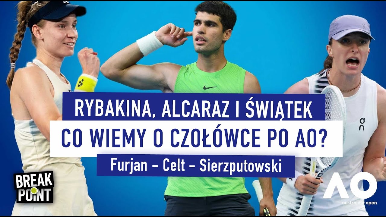 LIVE Z P. SIERZPUTOWSKIM: PRZYSZŁOŚĆ ŚWIĄTEK I MAGIA ALCARAZA. CZY RYBAKINA BĘDZIE NUMEREM 1?