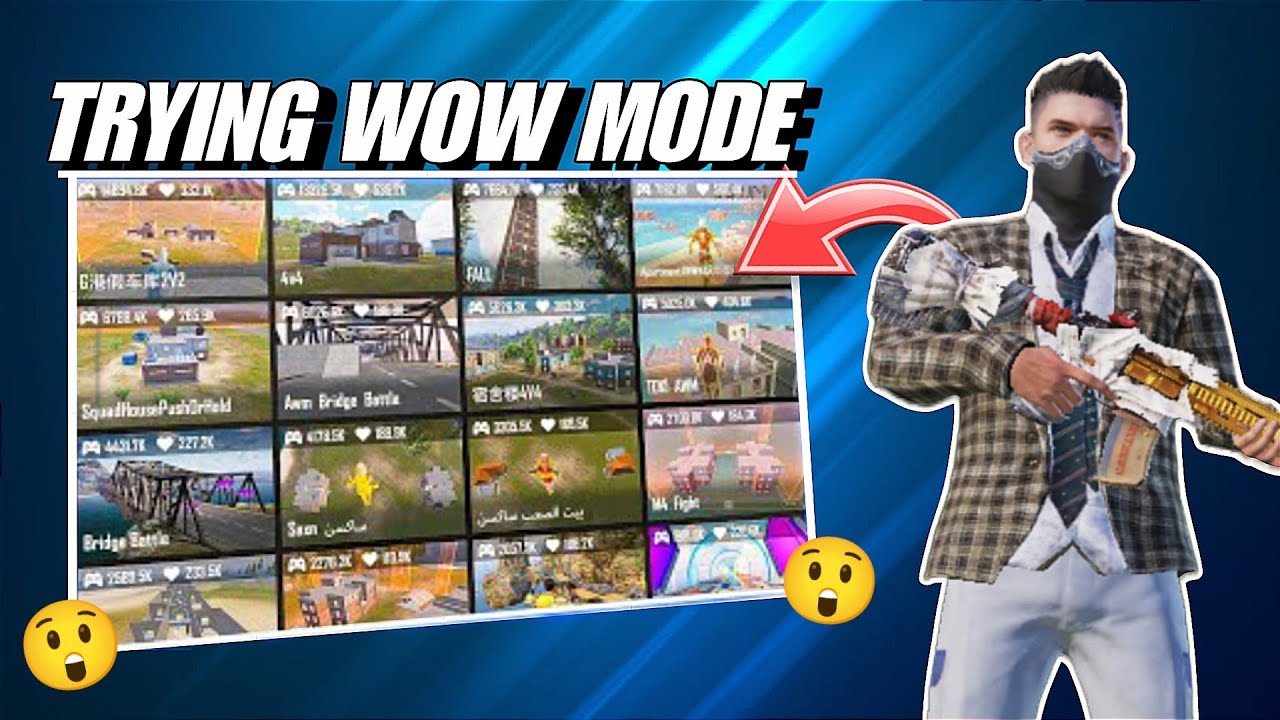 Trying &bull;WOW&bull; mode for the first time😲 | GamerCrazy
