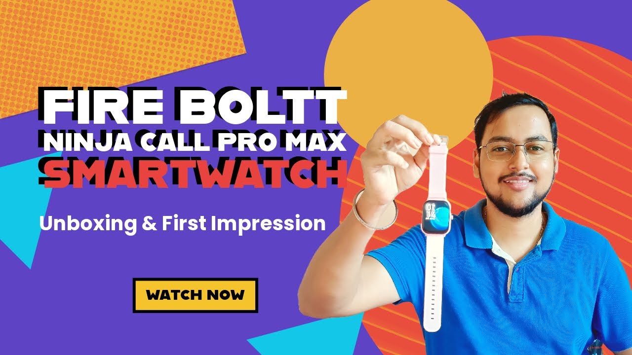 Best Smartwatch Under Rs.1600 | FireBoltt Ninja Call Pro Max - Unboxing | Techie Sourav