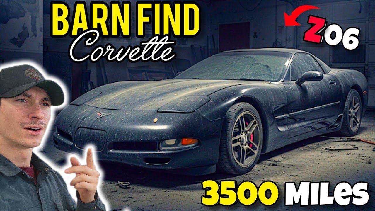 I Found a Corvette Z06 Hidden YEARS in a Garage with 3500 MILES & Detail It