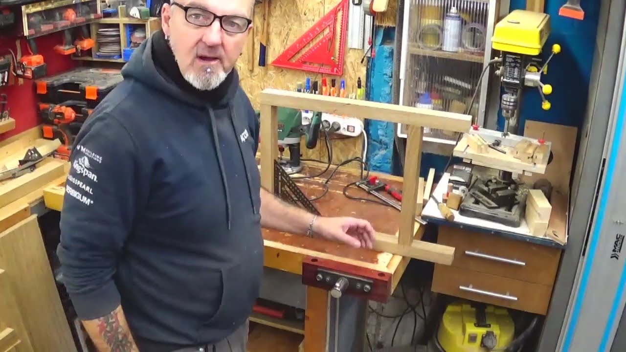 fabriquer une table en chêne de récup #recycle #woodworking