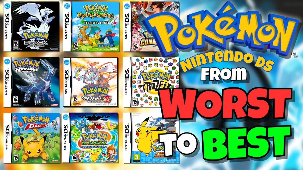 Ranking EVERY Pokemon on the DS!