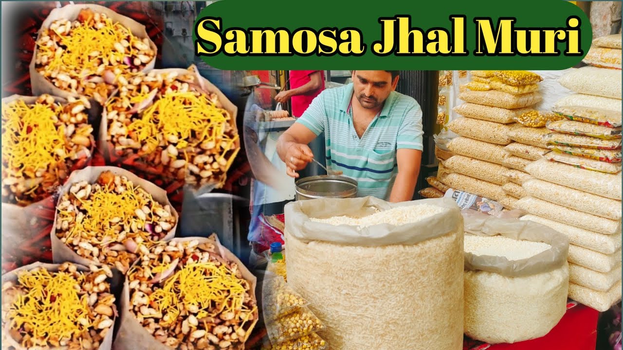 Extremely Clean Samosa Jhal Muri of Kolkata || Street Food Kolkata|| Indian Street Food #streetfood