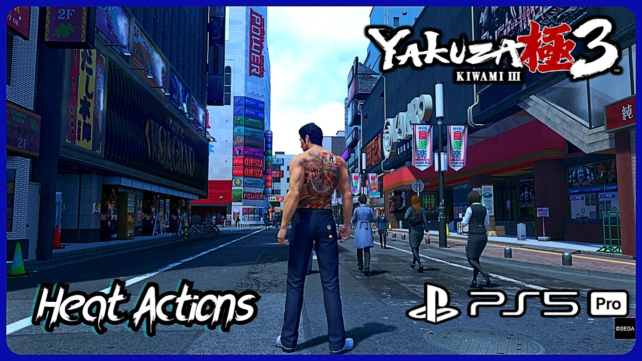 Yakuza Kiwami 3 - Kiryu Heat Actions - Takedowns & Brutal Combat Gameplay Vol.3 (PS5 Pro)