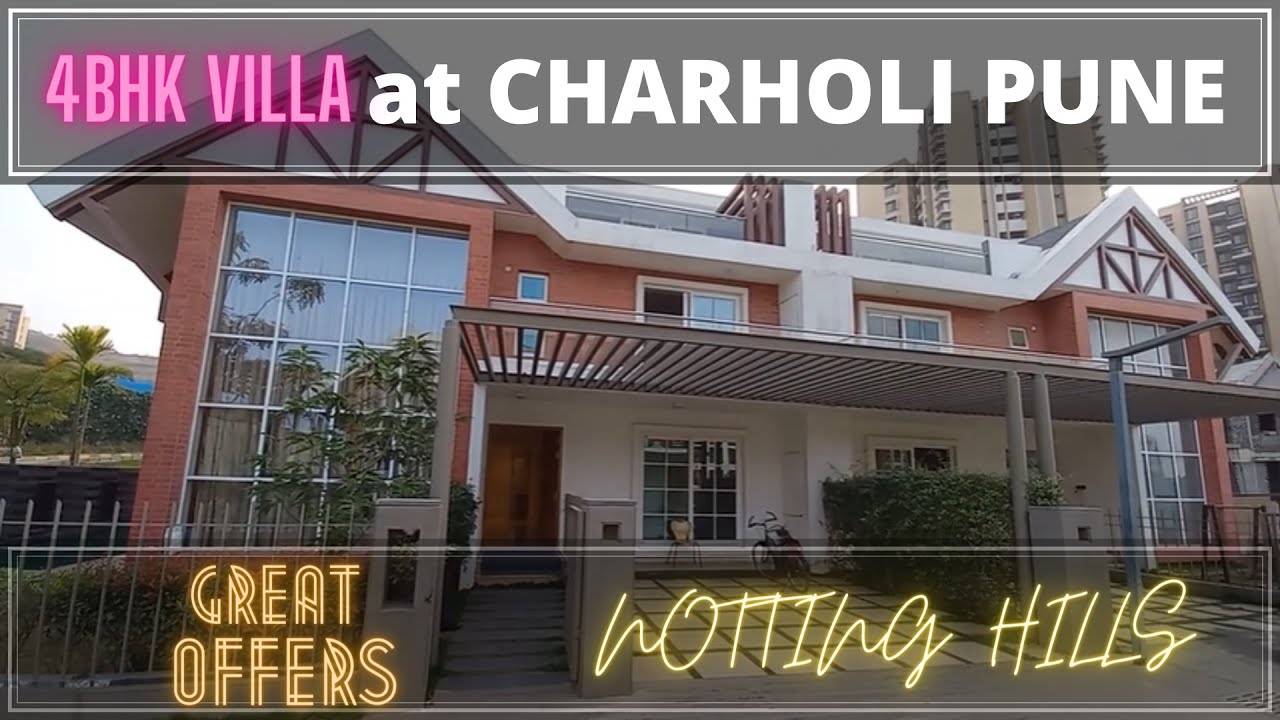 4Bhk Villa at Notting Hill Pride world city at Charholi Pune Call +918100293325 For Great Offers