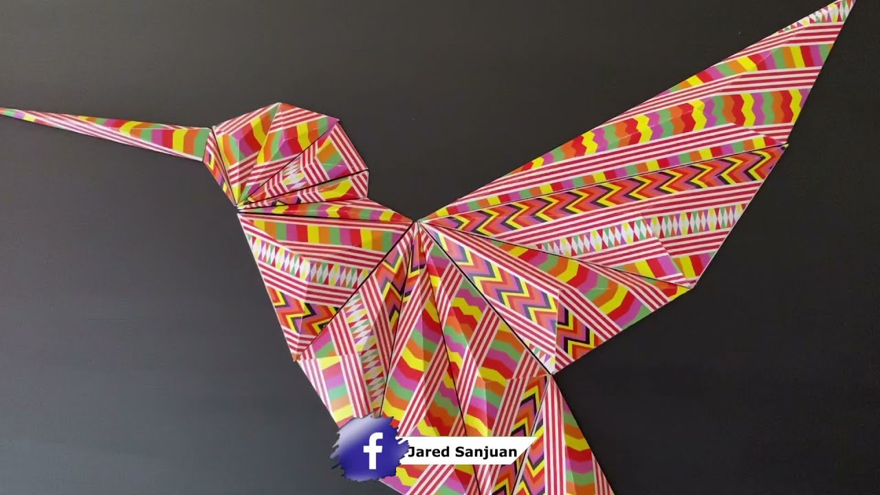 Cómo hacer un Colibrí de papel 😊😊😊😊(escultura)