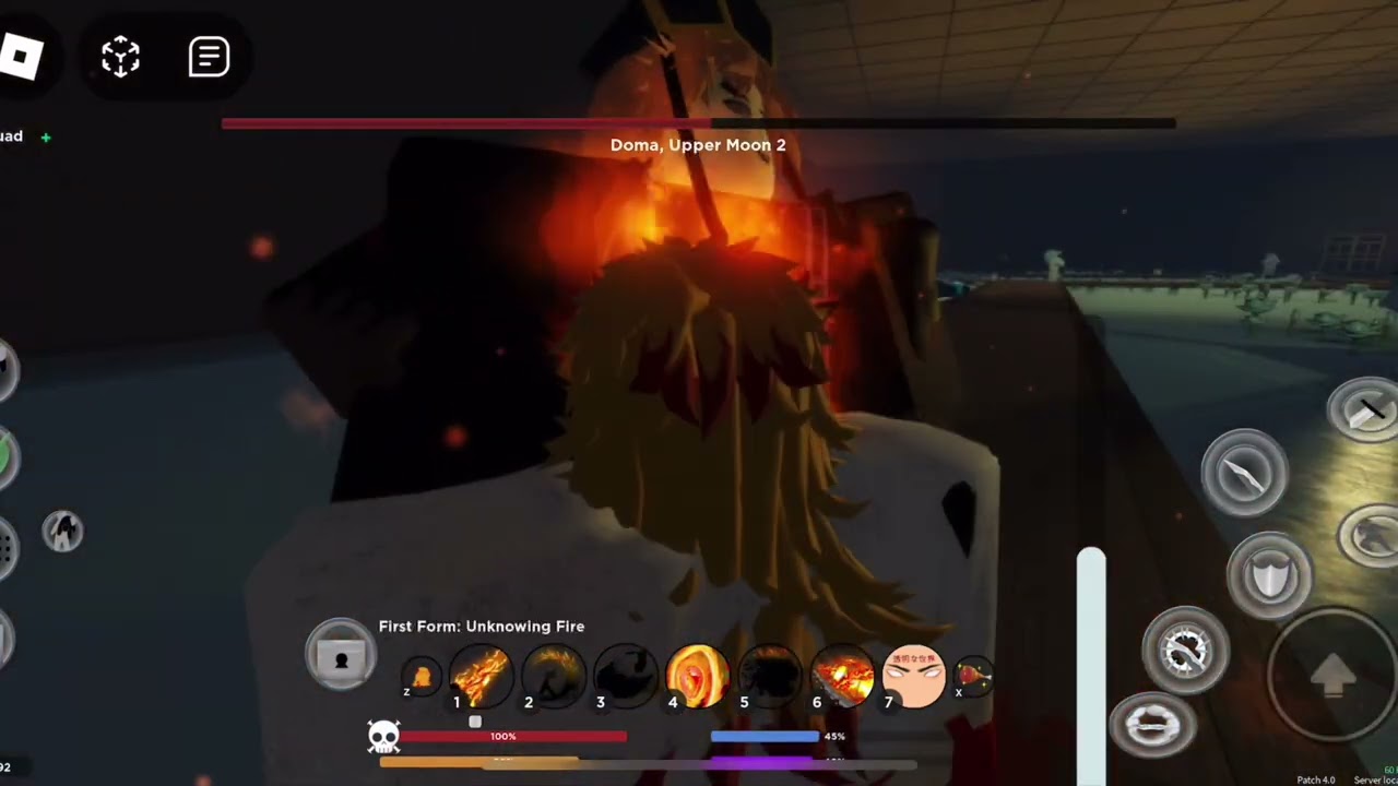 Inf castle solo run (flame breathing)