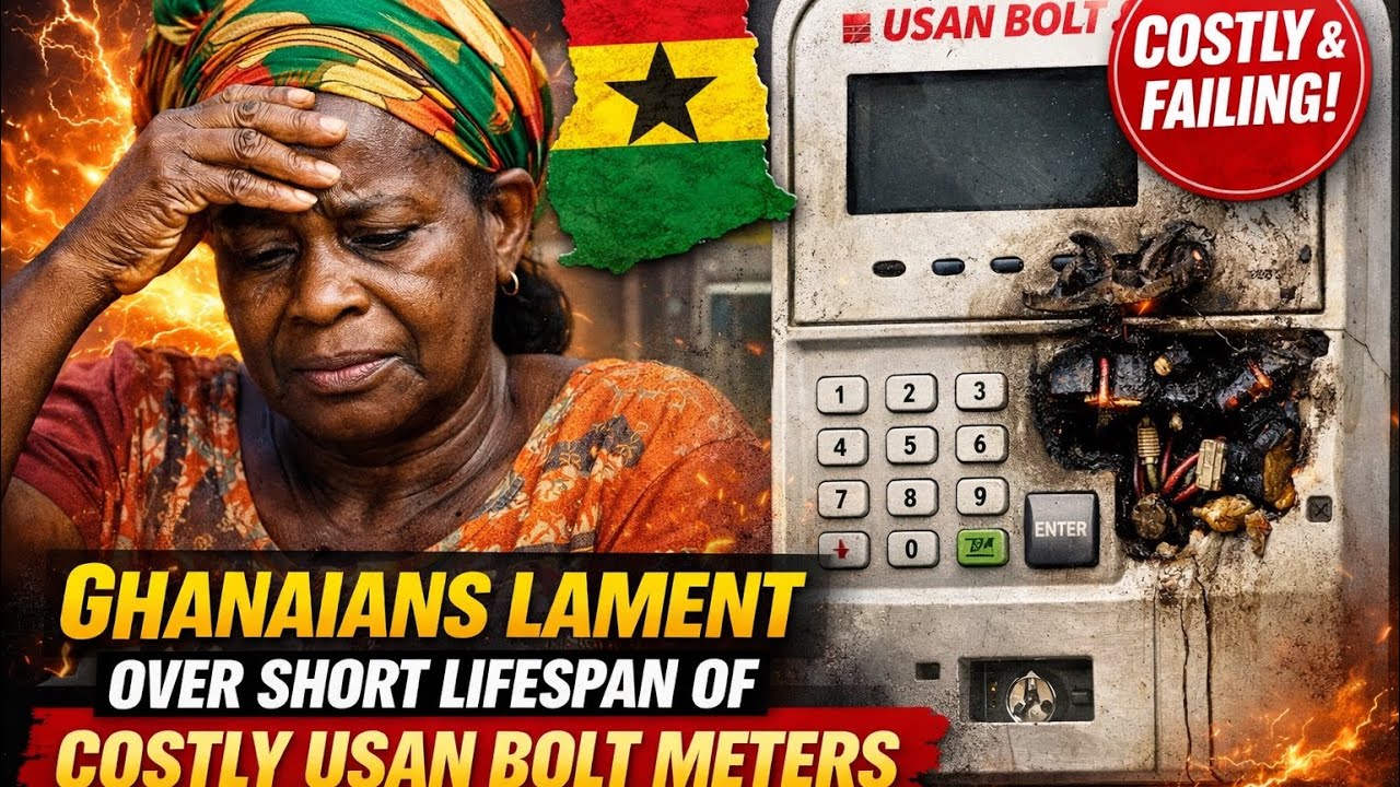 Ghanaians Lament Over Short Lifespan of Costly Usan Bolt Prepaid Meters