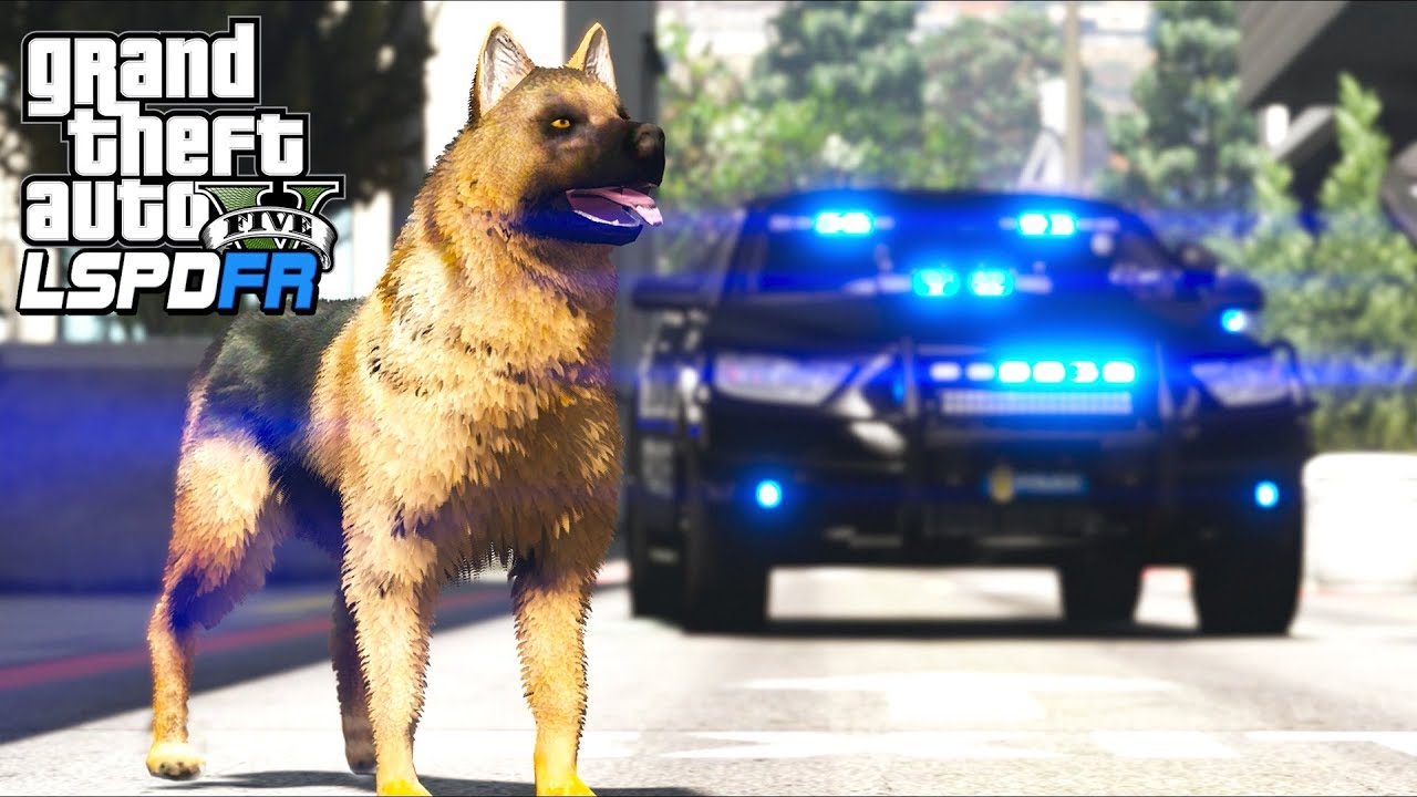 I Play As ACE, the K9 in GTA 5!! (FUNNY)