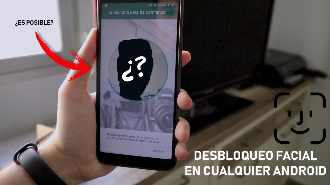 DESBLOQUEO FACIAL 🤤 al estilo iPhone XS en CUALQUIER ANDROID