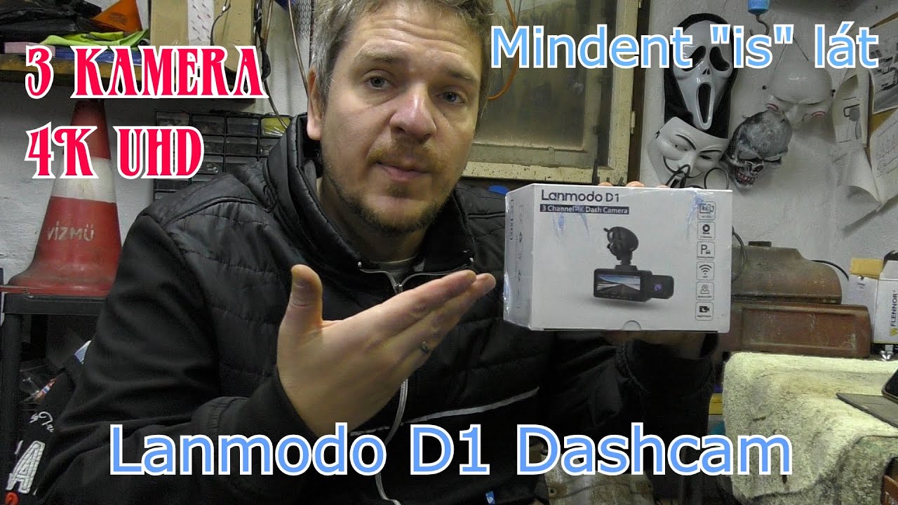 Lanmodo D1 Menetrögzítő 3 kamerás Setup ( 4K UHD ) - a 3 jobb mint a 2  #Lanmodo #LanmodoD1 #dashcam