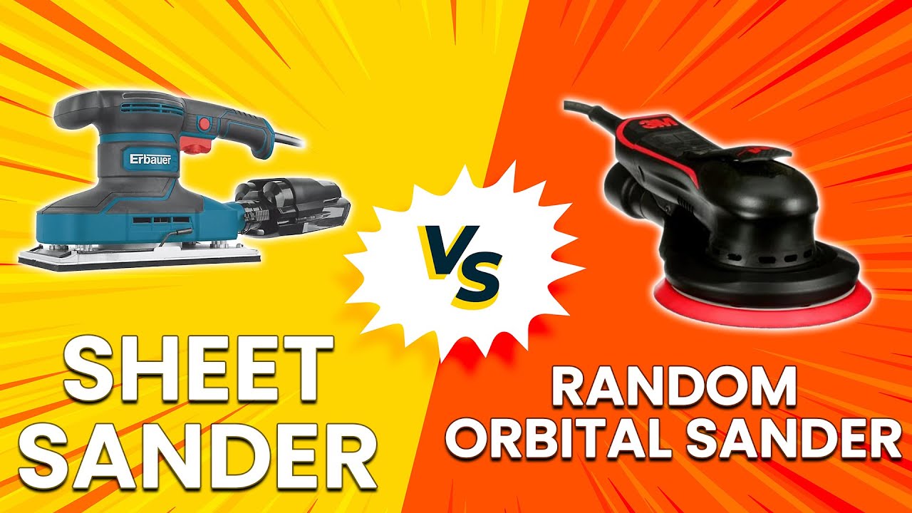 Sheet Sander vs Random Orbital Sander - Which One Should You Buy? (Sanding Sheets Comparison!)