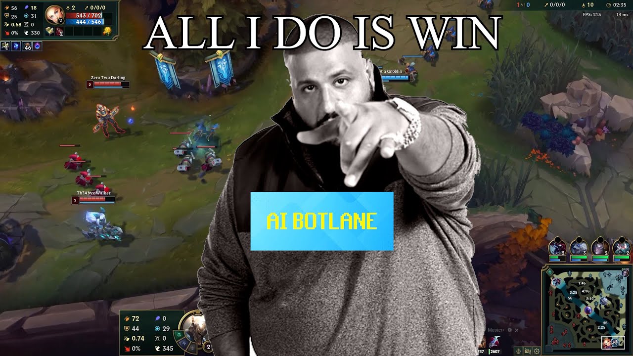 FEELING LIKE DJ KHALED ON THE RIFT. [Melee adc's to master 012]