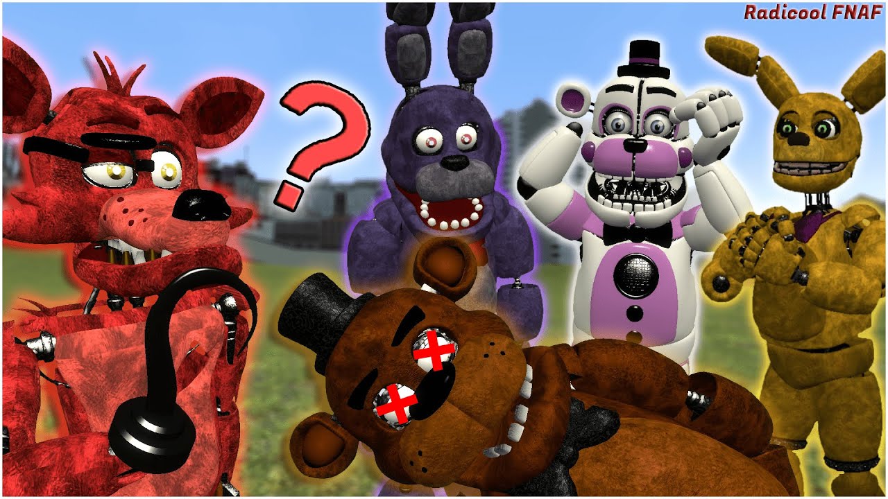 [GMOD FNAF] Пулеметчик мертв!