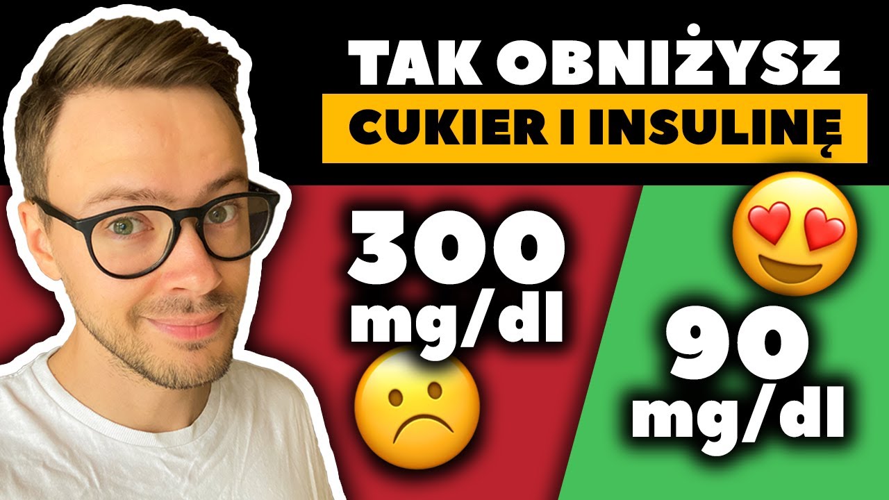 7 sposob&oacute;w jak OBNIŻYĆ poziom CUKRU we krwi i wysoki poziom INSULINY? | cukrzyca/dieta | Nie słodzę
