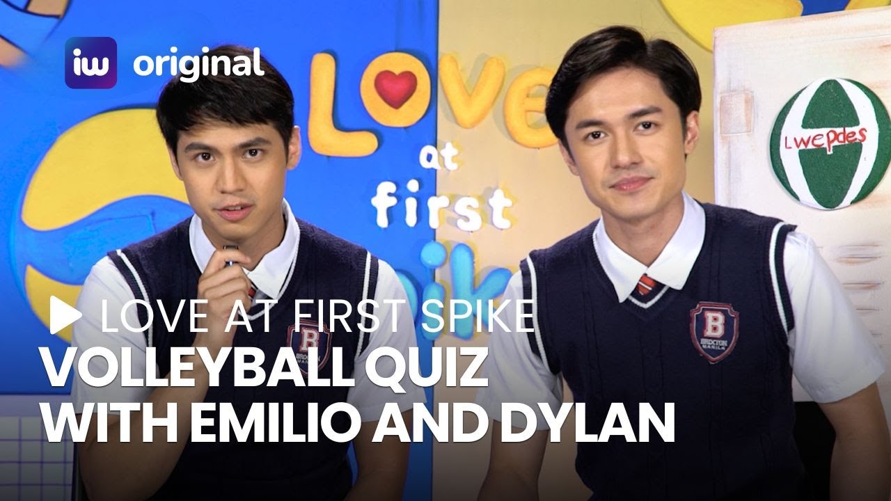 Volleyball Quiz with Emilio and Dylan | Love At First Spike | iWant Original Series