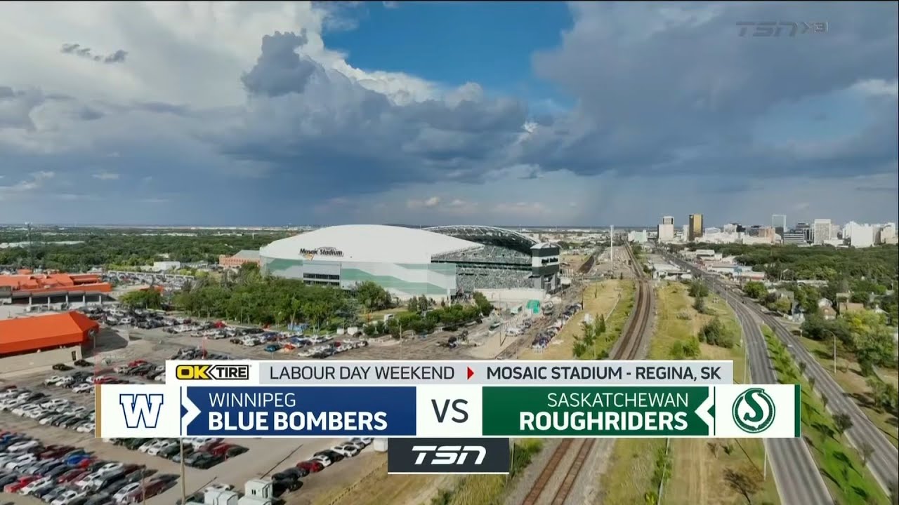 August 31, 2025 - CFL - Winnipeg Blue Bombers @ Saskatchewan Roughriders