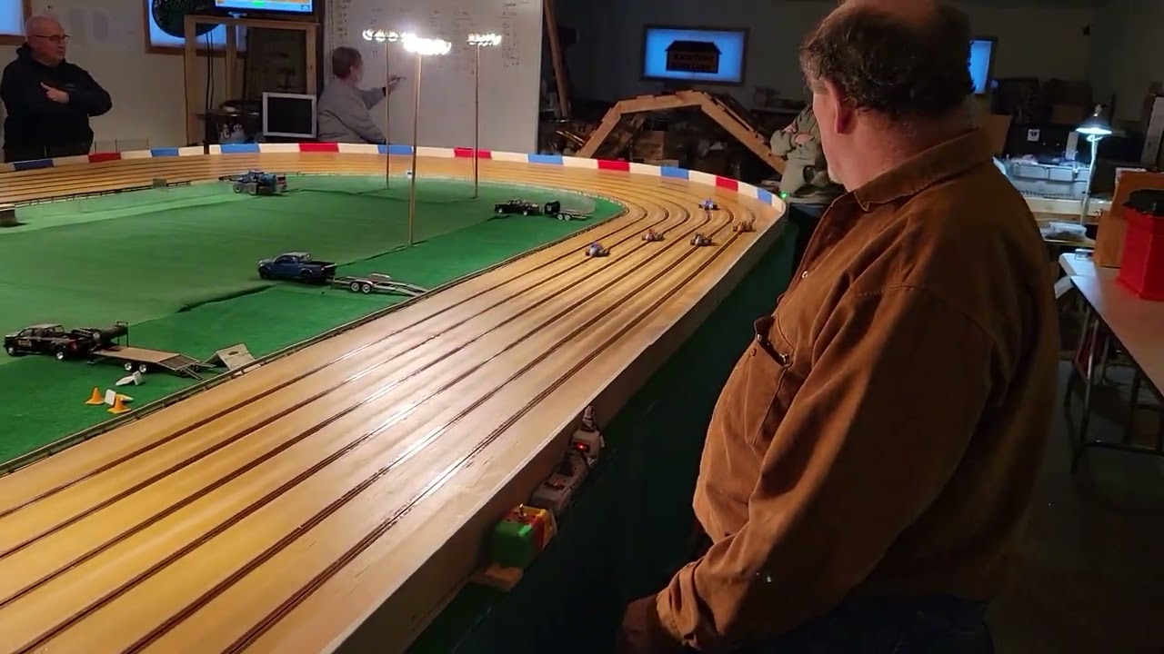 United Scale Auto Club Dirt Slot Car Sprints Jan 23rd 2022 @ Thunder Road Hobbies Moline, IL