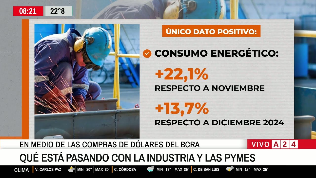 🏭 QUÉ ESTÁ PASANDO CON LA INDUSTRIA Y PYMES: EN MEDIO DE LAS COMPRAS DE DÓLARES DEL BCRA