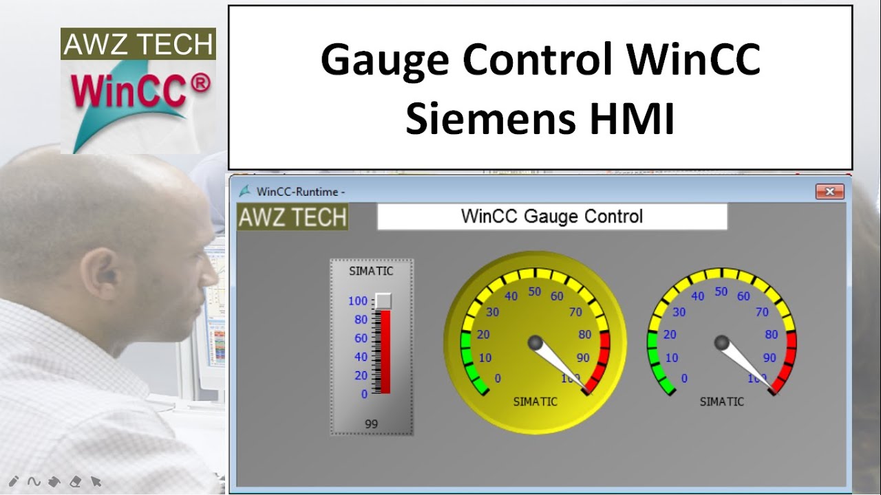 WinCC Gauge Control WinCC Siemens HMI