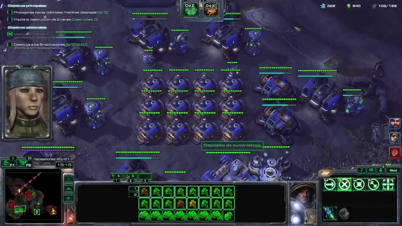 Cooperativo Raynor y Stukov Starcraft2 Evacuacion minera