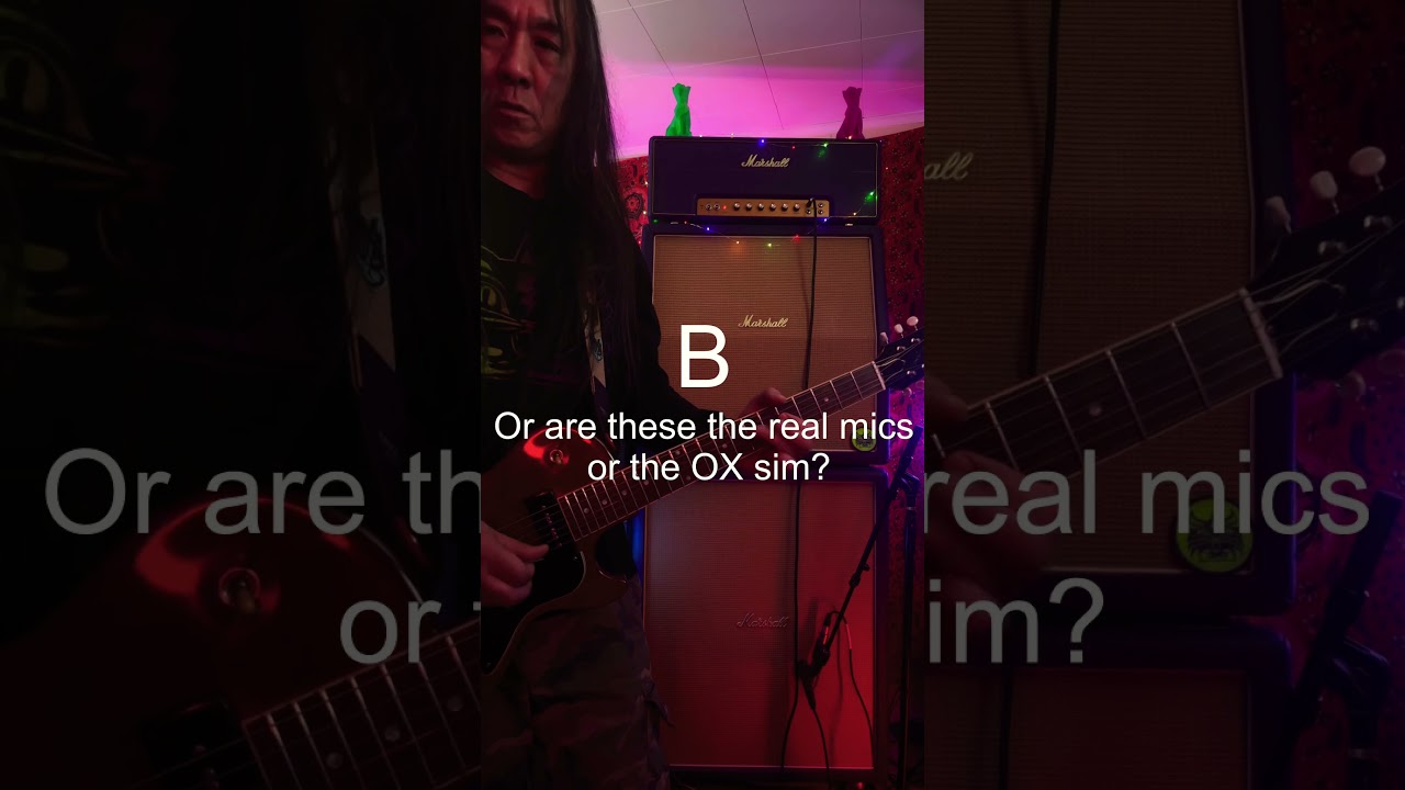 Real mics vs UA OX | kittycasterFX Groovy Wizard Fuzz Driver