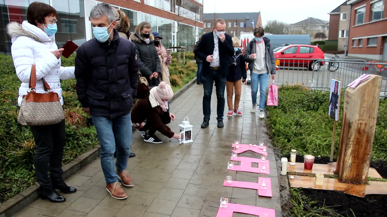 Zwevegem plaatst gedenkteken op plek waar Kato (12) vorig jaar overleed