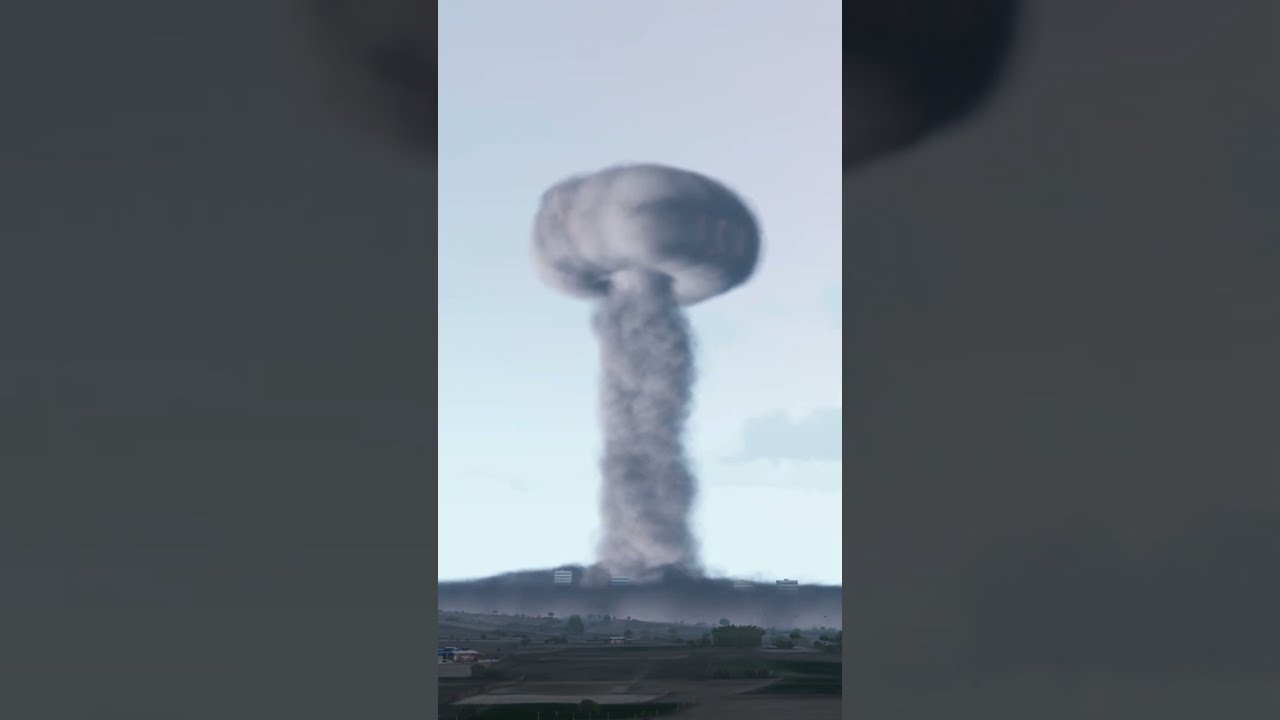 Iranian missile attack destroys US nuclear city. #arma3 #military