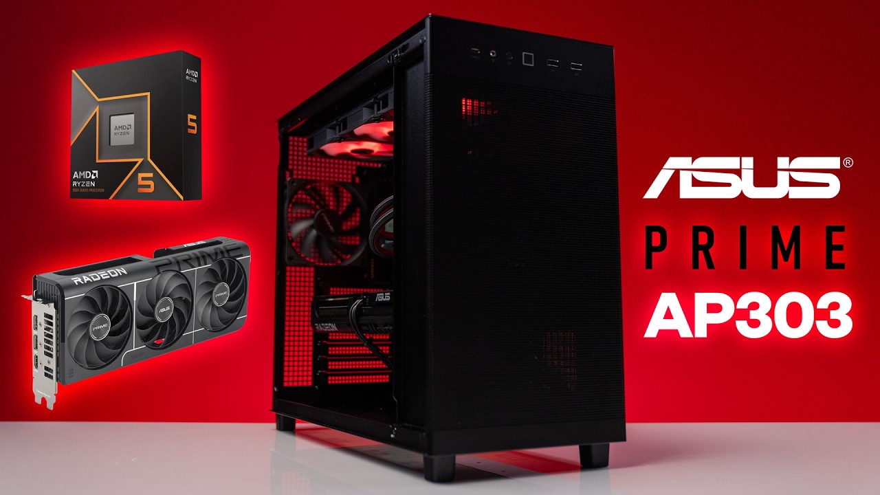 Obudowa ASUS AP303 | Mini PC z procesorem Ryzen 5 9600x i kartą graficzną RX 9060 XT